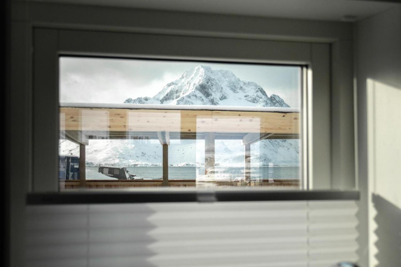 Brand New Nappstraumen Seaview Cabin Villa Gravdal  Bagian luar foto