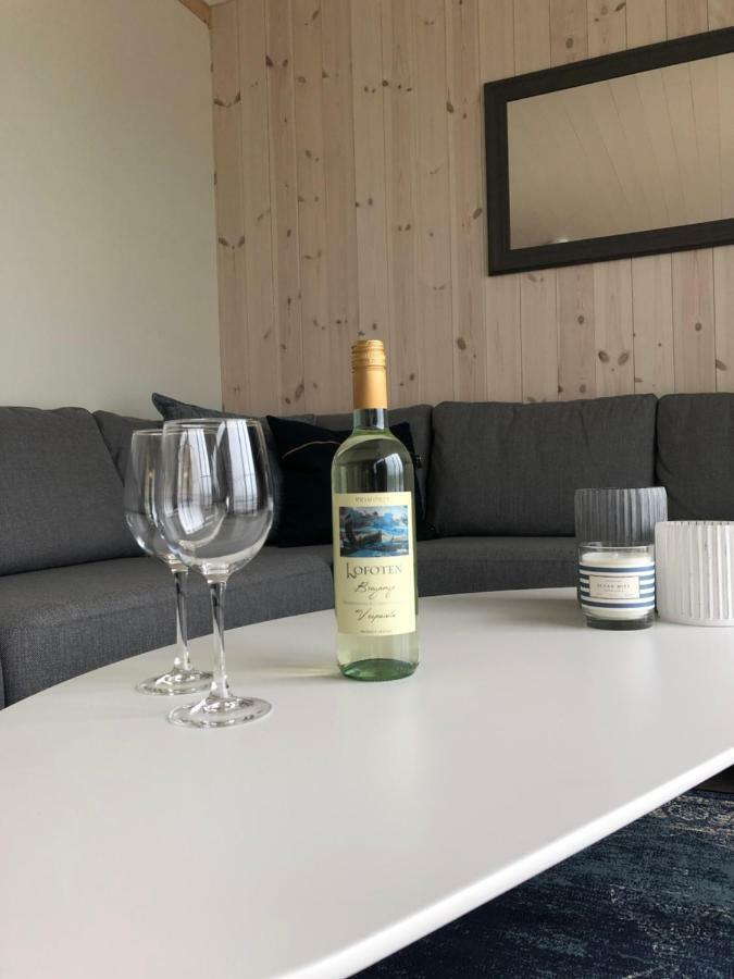 Brand New Nappstraumen Seaview Cabin Villa Gravdal  Bagian luar foto